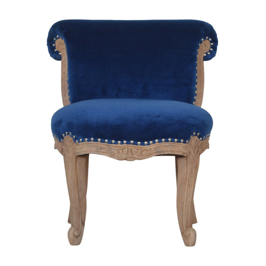 Royal Blue Studded Chair