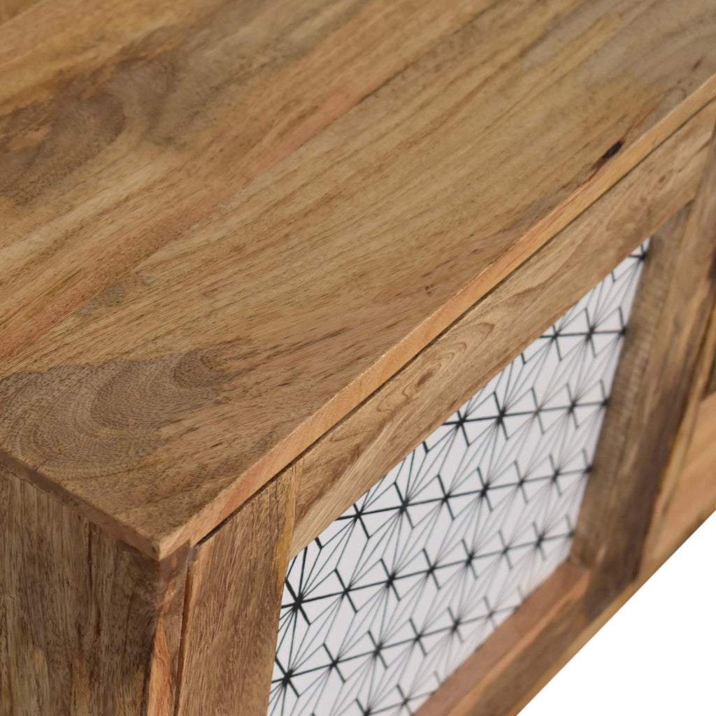 Geo Screen Print Cabinet