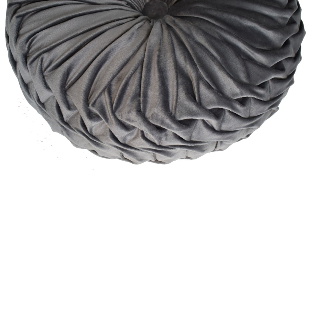 Grey Smocking Cushion - Set of 2