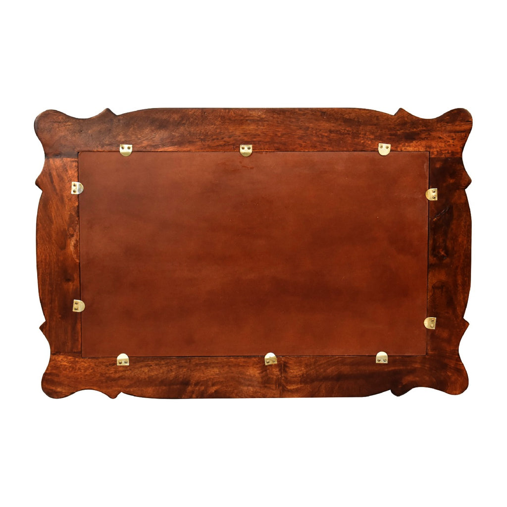 Chestnut Oblong Mirror Frame